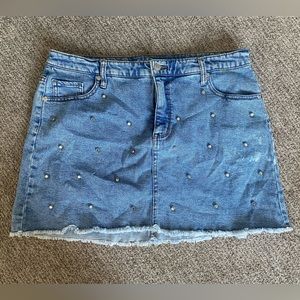 Studded Denim Skirt - Wild Fable